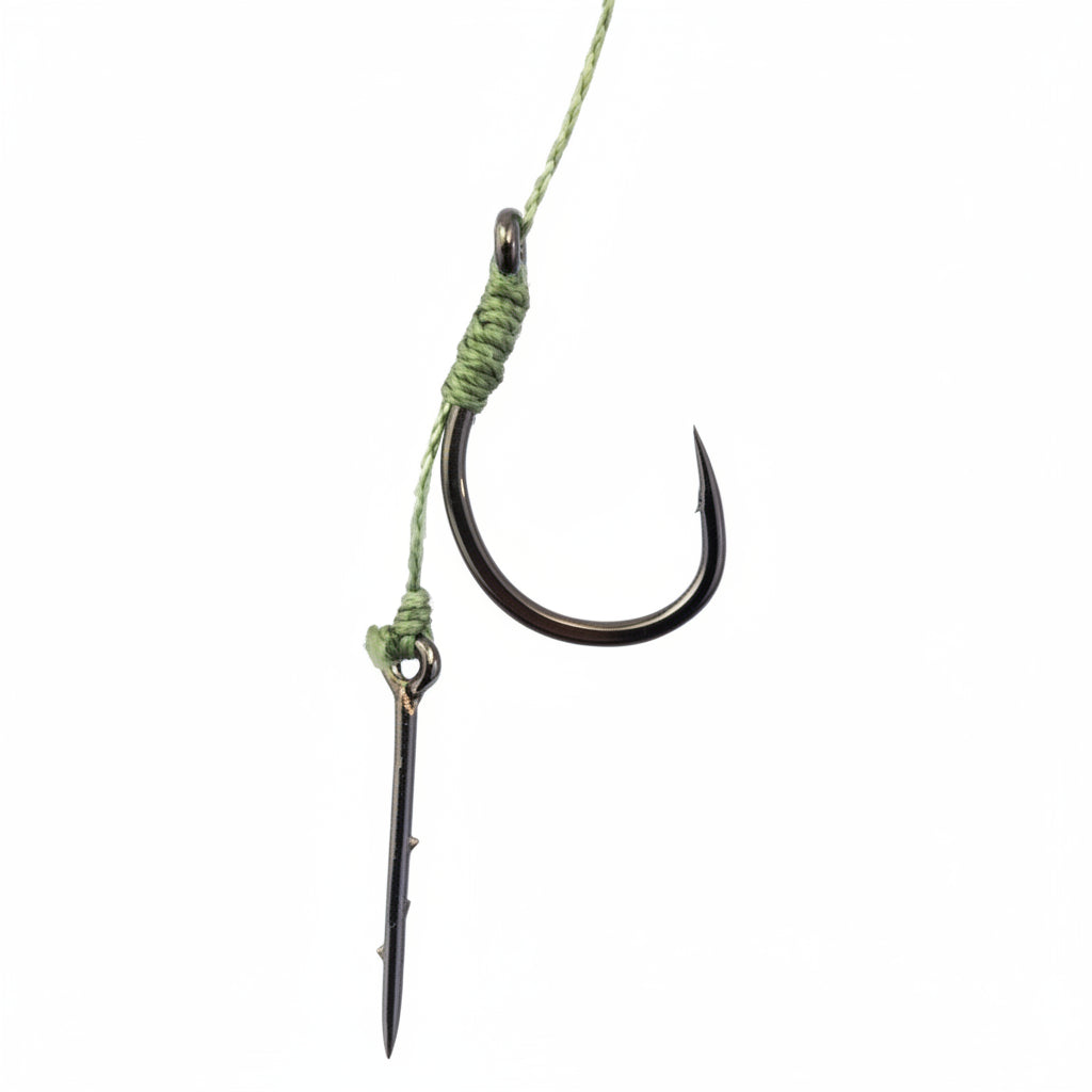 F1 Quantum barbless 6 with bait sting 10mm braid 0,14 8cm 3pcs.
